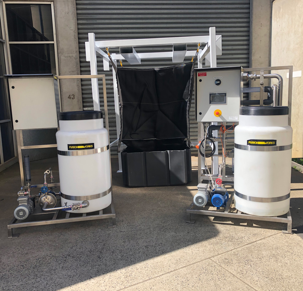 Fusion Works Melbourne Liquid Polymer Rigs Double Tank